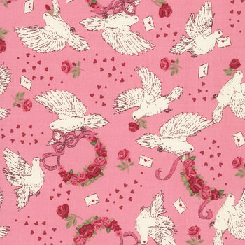 Je T'aime 20992-13 Blossom Doves True Love by Stacy Iest Hsu for Moda Fabrics