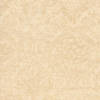 Je T'aime 20993-21 Lace-Natural Pure Love Jaquard by Stacy Iest Hsu for Moda Fabrics, Image