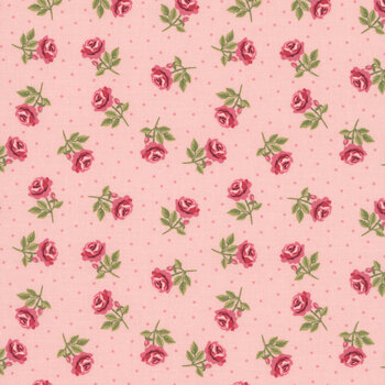 Je T'aime 20995-12 Blush Roses Are Red by Stacy Iest Hsu for Moda Fabrics