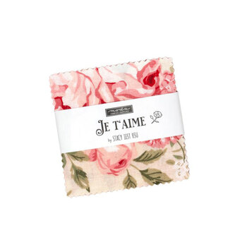 Je T'aime  Mini Charm Pack by Stacy Iest Hsu for Moda Fabrics - RESERVE, Image