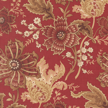 Le Jardin Rouge 36150-11 Rouge Primvere by French General for Moda Fabrics, Image
