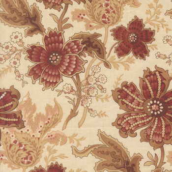 Le Jardin Rouge 36150-14 Pearl Primvere by French General for Moda Fabrics, Image