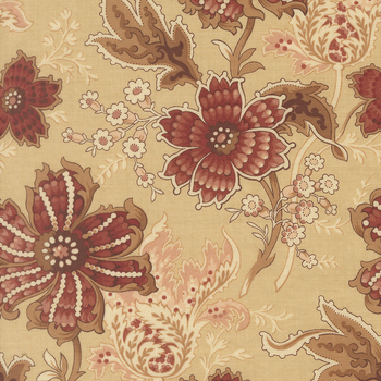 Le Jardin Rouge 36150-15 Oyster Primvere by French General for Moda Fabrics, Image