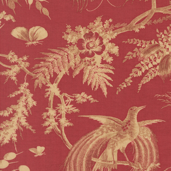 Le Jardin Rouge 36151-11 Rouge Margueritte by French General for Moda Fabrics, Image