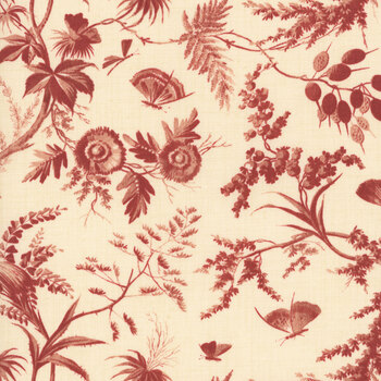 Le Jardin Rouge 36151-14 Pearl Margueritte by French General for Moda Fabrics