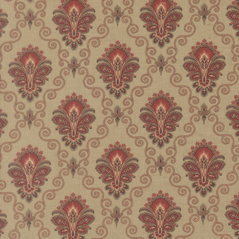 Le Jardin Rouge 36153-13 Roche Camomille by French General for Moda Fabrics, Image