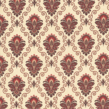 Le Jardin Rouge 36153-14 Pearl Camomille by French General for Moda Fabrics