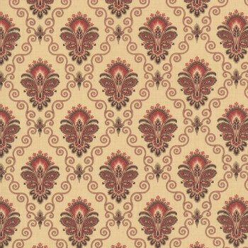 Le Jardin Rouge 36153-15 Oyster Camomille by French General for Moda Fabrics