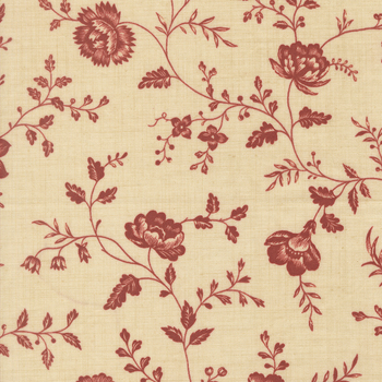 Le Jardin Rouge 36155-15 Pearl Dauphin by French General for Moda Fabrics, Image