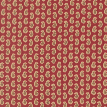 Le Jardin Rouge 36157-11 Rouge Campanule by French General for Moda Fabrics, Image