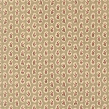 Le Jardin Rouge 36157-13 Roche Campanule by French General for Moda Fabrics, Image
