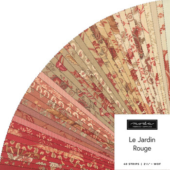 Le Jardin Rouge  Jelly Roll by French General for Moda Fabrics - RESERVE, Image
