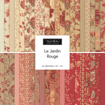 Le Jardin Rouge  Layer Cake by French General for Moda Fabrics - RESERVE, Image