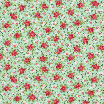 Bloomsberry 55353-13 Aqua Marylebone by Camille Roskelley for Moda Fabrics