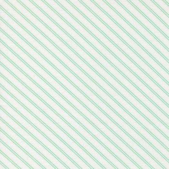 Bloomsberry 55355-23 White-Aqua Stripe by Camille Roskelley for Moda Fabrics, Image