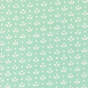 Bloomsberry 55357-13 Aqua Mayfair by Camille Roskelley for Moda Fabrics, Image