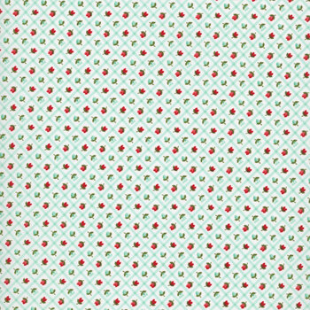 Bloomsberry 55358-23 Aqua Check by Camille Roskelley for Moda Fabrics