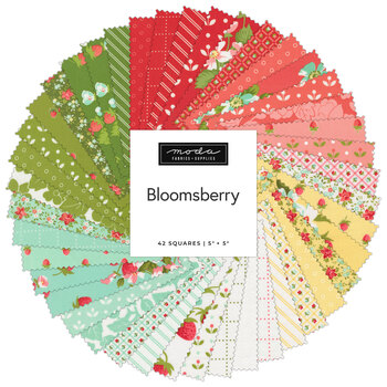 Bloomsberry  Charm Pack by Camille Roskelley for Moda Fabrics - RESERVE, Image