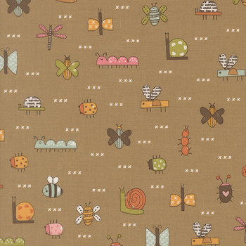 Bug Collector 55731-19 Stone The Bugs by Sweetwater for Moda Fabrics, Image