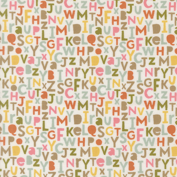 Bug Collector 55732-11 Cloud Alphabet by Sweetwater for Moda Fabrics, Image