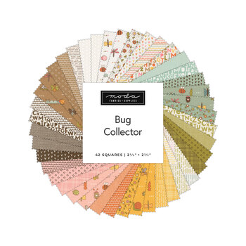 Bug Collector  Mini Charm Pack by Sweetwater for Moda Fabrics - RESERVE, Image