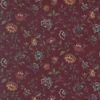 Honeysuckle Farm 9850-13 Rose Prairie Flowers by Kansas Troubles Quilters for Moda Fabrics, Image