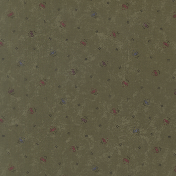 Honeysuckle Farm 9855-15 Leaf Tulips by Kansas Troubles Quilters for Moda Fabrics, Image