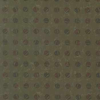 Honeysuckle Farm 9856-15 Leaf Berry Bucket by Kansas Troubles Quilters for Moda Fabrics, Image