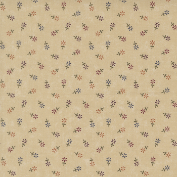 Honeysuckle Farm 9858-11 Dandelion Strawflowers by Kansas Troubles Quilters for Moda Fabrics, Image