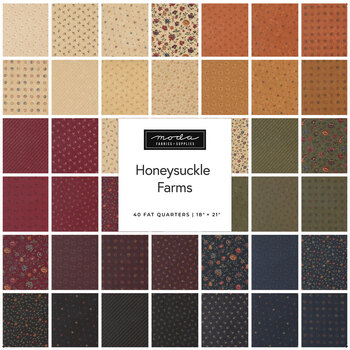 Honeysuckle Farm  Fat Quarter Bundle by Kansas Troubles Quilters for Moda Fabrics - RESERVE, Image