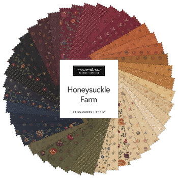 Honeysuckle Farm  Charm Pack by Kansas Troubles Quilters for Moda Fabrics - RESERVE, Image