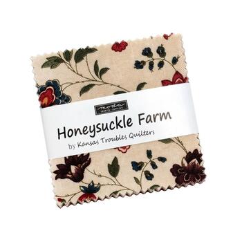 Honeysuckle Farm  Mini Charm Pack by Kansas Troubles Quilters for Moda Fabrics - RESERVE, Image
