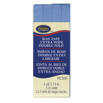 Extra Wide Double Fold Bias Tape - Delft, Image