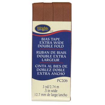 Extra Wide Double Fold Bias Tape - Spice, Image