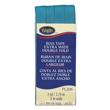 Extra Wide Double Fold Bias Tape - Mediterranean, Image