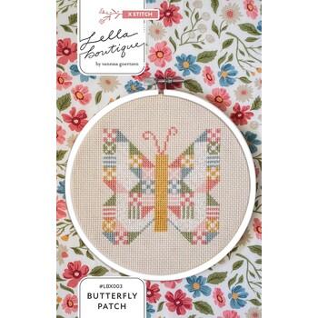 Butterfly Patch Cross Stitch Pattern - Lella Boutique, Image
