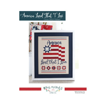 America Land That I Love Cross Stitch Pattern, Image
