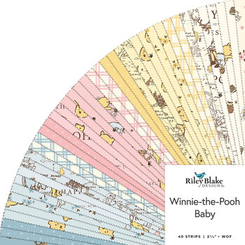 Winnie-the-Pooh Baby  2-1/2" Rolie Polie by Echo Park Paper Co. for Riley Blake Designs
