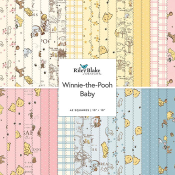 Winnie-the-Pooh Baby  10" Stacker by Echo Park Paper Co. for Riley Blake Designs