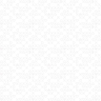 Bloom & Heart C18447-WHITE Sweet XOXO White-On-White by Cherry Guidry for Riley Blake Designs