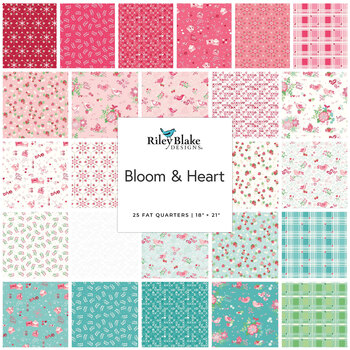 Bloom & Heart  Fat Quarter Bundle by Cherry Guidry for Riley Blake Designs