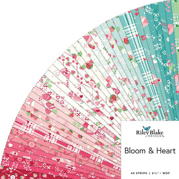 Bloom & Heart  2.5" Rolie Polie by Cherry Guidry for Riley Blake Designs