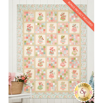  Patchwork Panel Quilt Kit - Sunbonnet