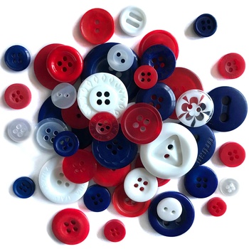 Buttons Galore & More - America 250 Button Jar, Image