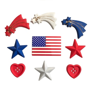 Buttons Galore & More - America 250 Stars & Stripes Buttons, Image