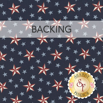  Easy as ABC and 123 Quilt Kit Backing - America 250 Years, Image