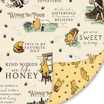Double Lush Velvet LV17361 Winnie The Pooh by Echo Park Paper Co. for Riley Blake Designs, Image