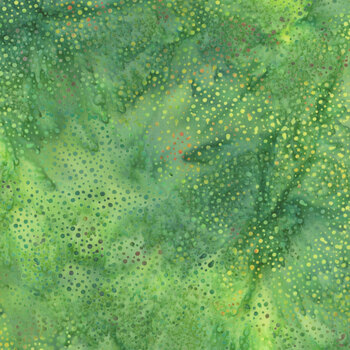  885-115 Dot Batiks Grass by Hoffman Fabrics
