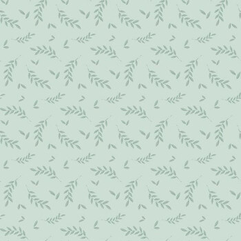 Bees and Blossoms C18432-MIST Foliage Mist by Lindsey Weight for Riley Blake Designs