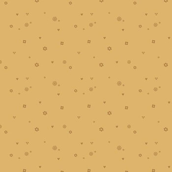 Bees and Blossoms C18435-HONEY Confetti Honey by Lindsey Weight for Riley Blake Designs